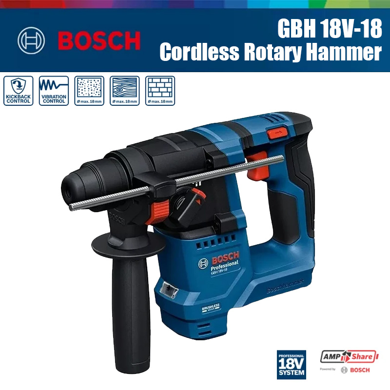 Bosch GBH 18V-18 Cordless Rota - Power Tools Hammer ulasan dan harga