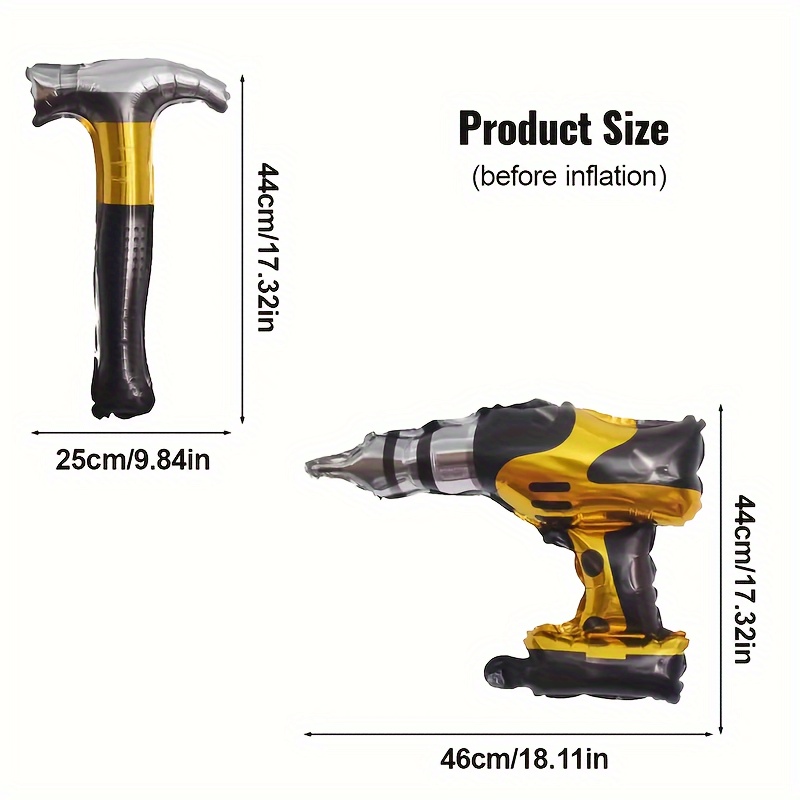 2pcs Simulated Hammer Electric - Power Tools Hammer ulasan dan harga
