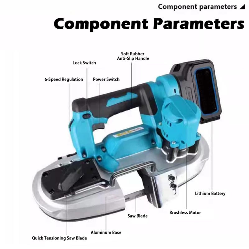 490W Portable Brushless Band S - Power Tools Band ulasan dan harga