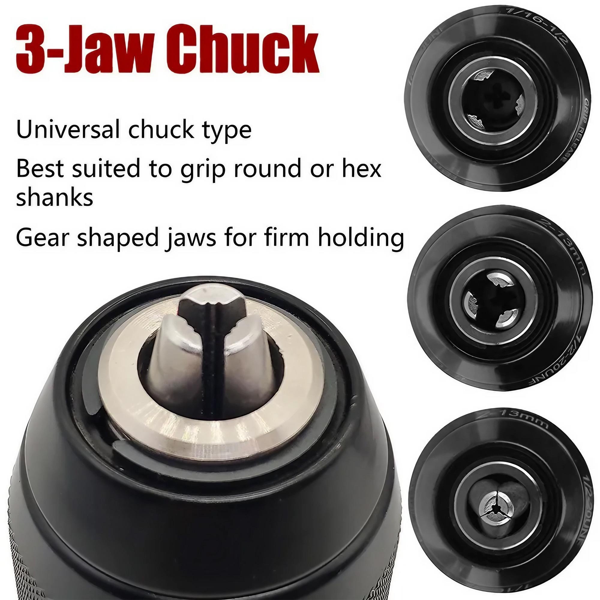 Keyless Drill Chuck Heavy Duty - Power Tools In Construction ulasan dan harga