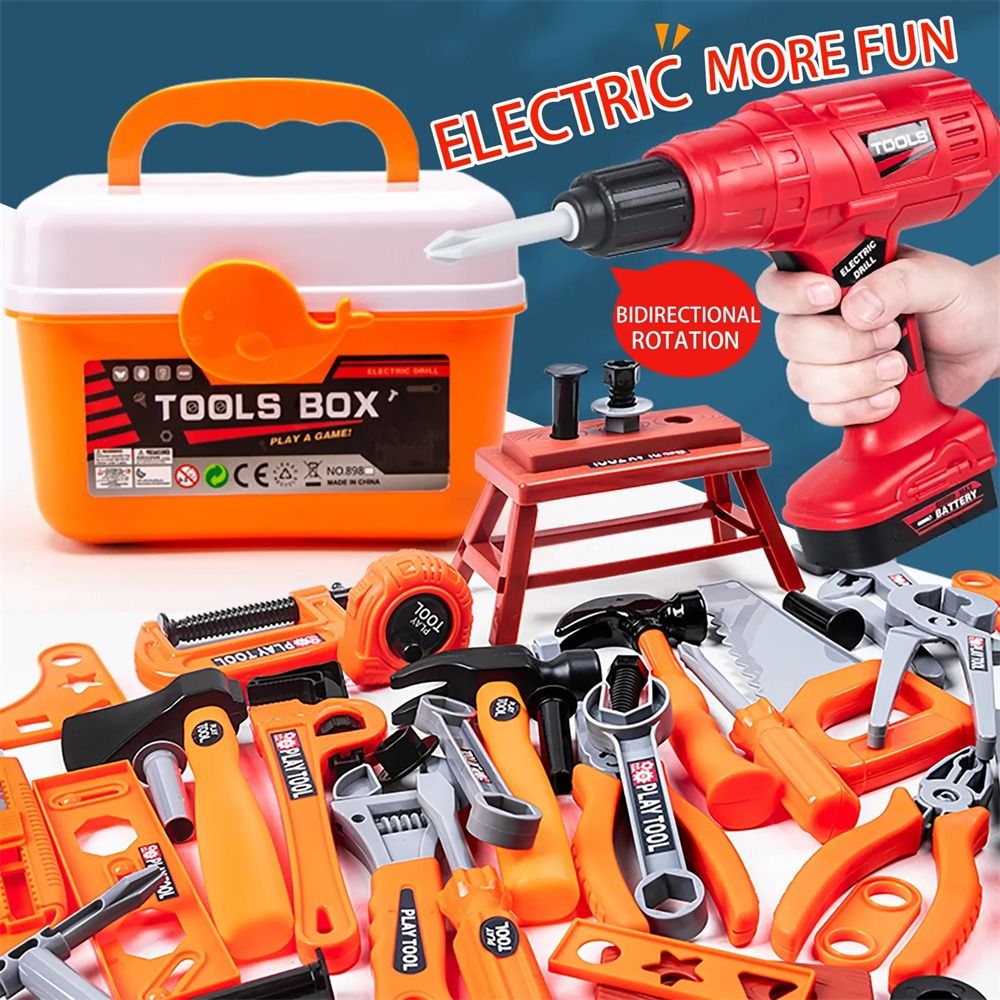 Electric Toy Drill Repair Tool - Power Tools In Construction ulasan dan harga