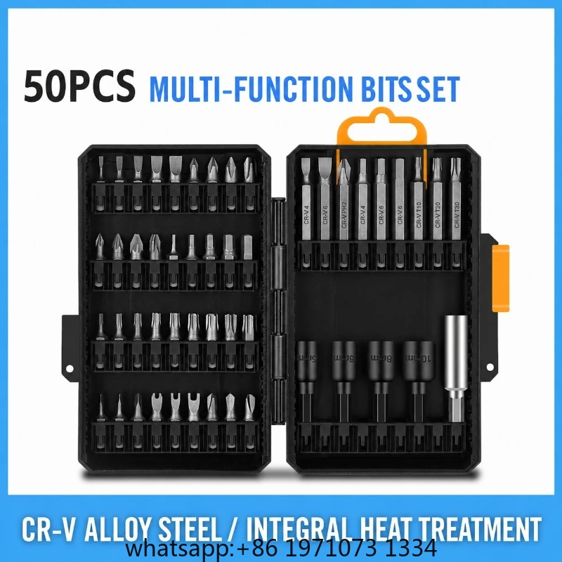 50PCS Impact Driver Bit Set Ph - Power Tools Repairs ulasan dan harga