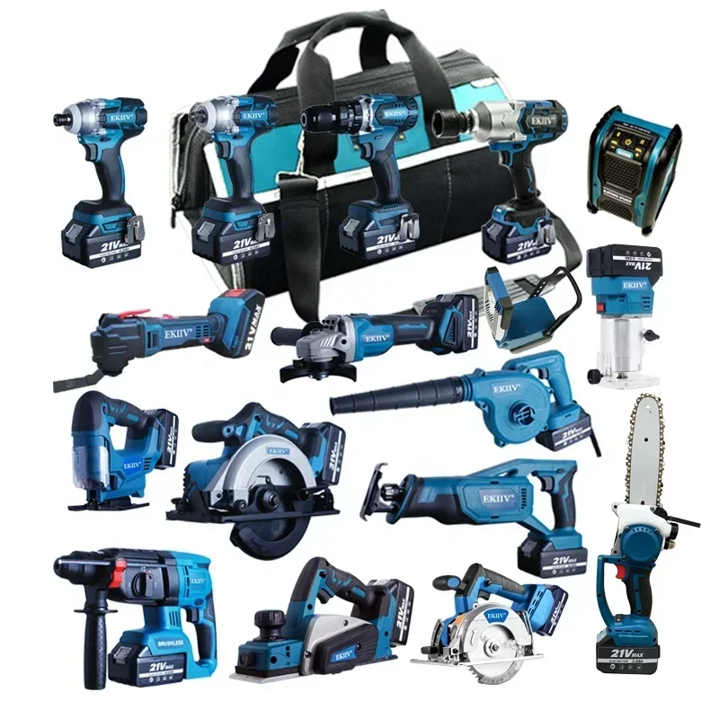 EKIIV power drill tools combo  - Power Tools Combo Kits ulasan dan harga