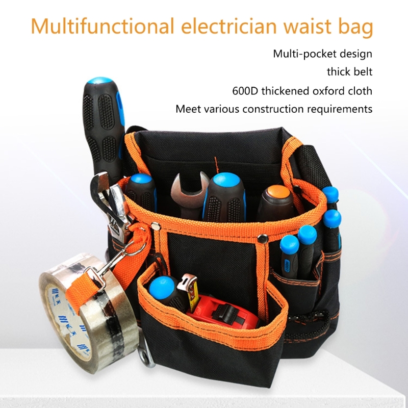 8-pockets Electrician Waist Ba - Power Tools Band ulasan dan harga