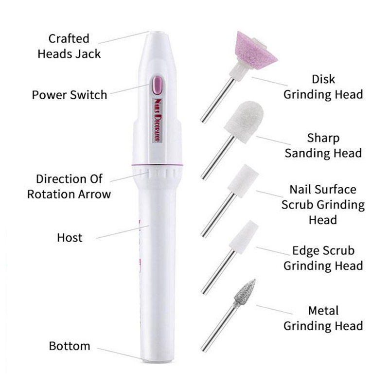 Portable Nail Polisher Mini El - Power Tools Combo Kits ulasan dan harga