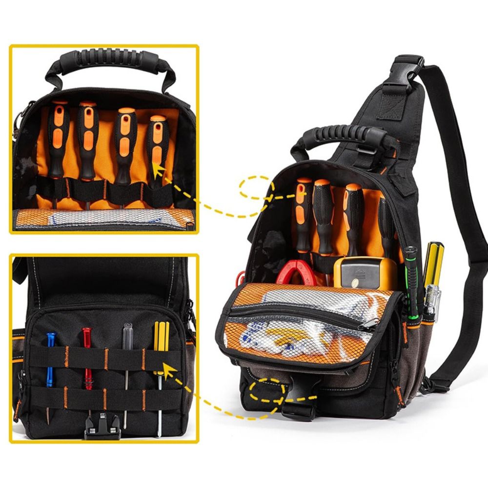 Zippered Electrician Tool Pouc - Power Tools Band ulasan dan harga