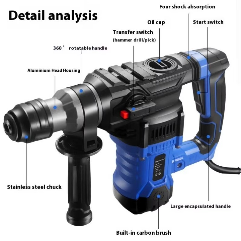 1800w Power Tools Electric Ham - Power Tools Hammer ulasan dan harga