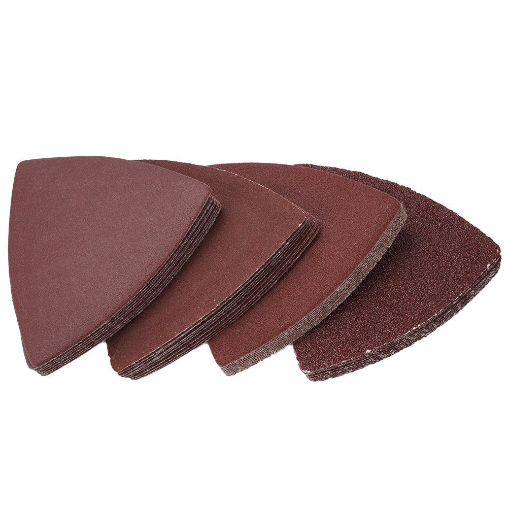 40pcs 80mm Aluminum Oxide Tria - Oscillating Multi Tool ulasan dan harga