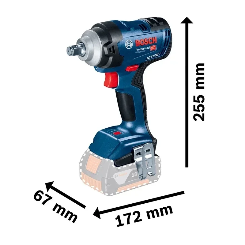 Bosch GDS 18V-400 18V Brushles - Power Tools Repairs ulasan dan harga